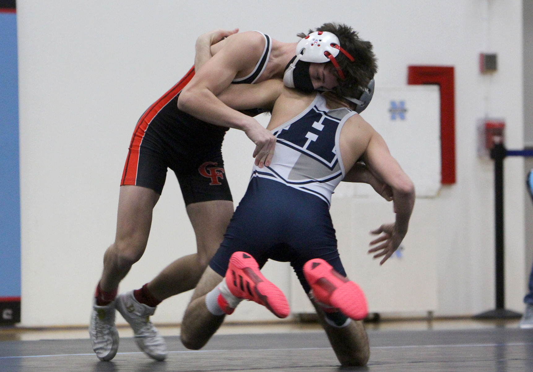 Division 1 prep wrestling sectionals at Eau Claire North 1-30-21